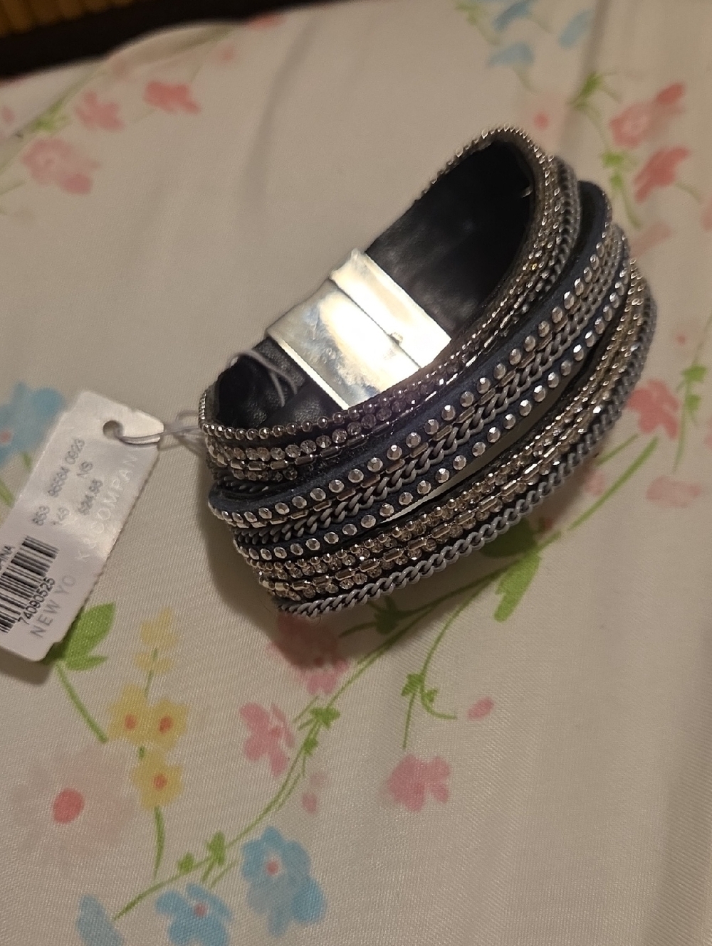 Women's Multi-Row Silver Wrap Bracelet